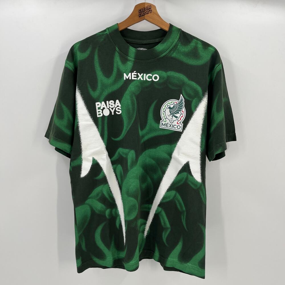 Paisa Boys Mexican Streetwear Soccer Suenos Por Cumplir All Over Jersey Tee S